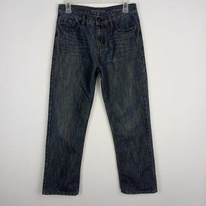 Calvin Klein Jeans Slim Straight Jeans Boys Size 16 Gray Stretch Denim